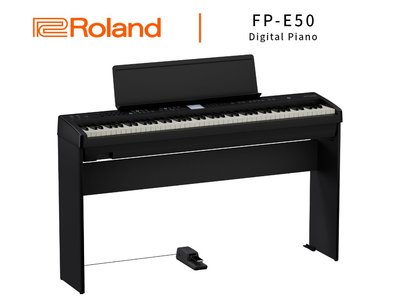 ♪♪學友樂器音響♪♪ Roland FP-E50 數位鋼琴 便攜式 主機+原廠腳架