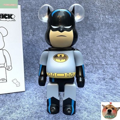 【熱賣下殺】400% 潮玩BEABRICK BATMAN蝙蝠俠暴力熊 DC animated公仔手辦庫柏力克熊  美佳優