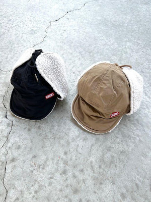 CHUMS 中大童 Kid's Camping Boa Russian Cap保暖風格帽 黑色