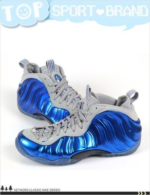 Nike Air Foamposite 一分錢penny 8號半(26.5cm)藍色太空鞋9.99成新,穿沒幾次
