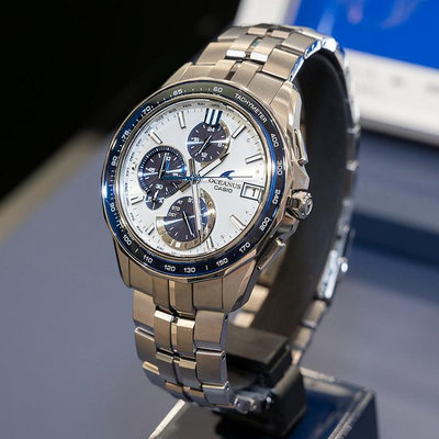 【店幫手-手錶】含稅CASIO/卡西歐 OCEANUS Manta S7000系列OCW-S7000D-7A簡約三針太陽能腕錶