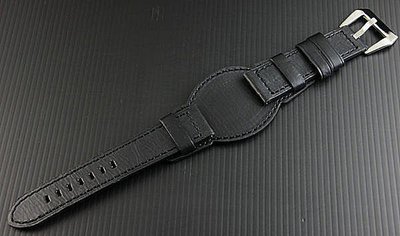 22mm Hamilton的新衣bund watch strap飛行軍錶風格真皮錶帶panerai