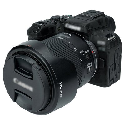 特價 JJC 適用佳能EW-73E遮光罩RF15-30mm微單廣角鏡頭遮光罩R7 R10 R5