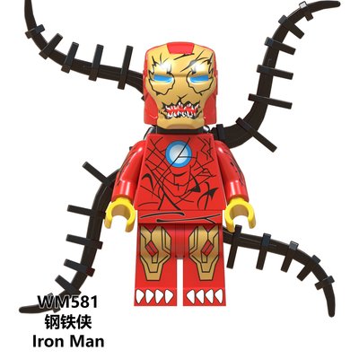 【積木班長】WM581 猛毒鋼鐵俠 鋼鐵人 猛毒 合體 漫威 超級英雄 人偶 袋裝/相容 樂高 LEGO 積木