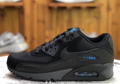 Nike Air Max 90 氣墊 藍黑 休閒運動 慢跑鞋 CN0194-001 男鞋公司級