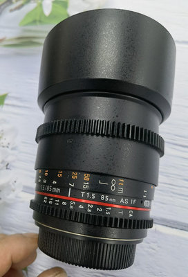 三陽85MM T1.5 II電影鏡頭，三陽電影鏡頭85mm