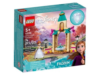 積木總動員 LEGO 樂高 43198 Disney系列 安娜的城堡庭院 14*12*4.5cm 74pcs