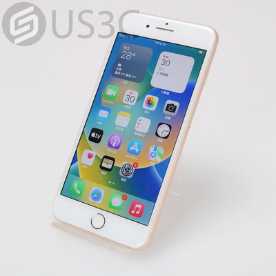 【US3C-桃園春日店】【一元起標】公司貨 Apple iPhone 8 Plus 256G 金色 5.5吋 1200萬畫素 A11仿生晶片 指紋辨識