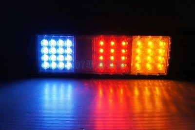 ~~ADT.車燈.車材~~中華 三菱 CANTER 堅達3.5 多顆LED三色尾燈單邊1200 DELICA 得利卡