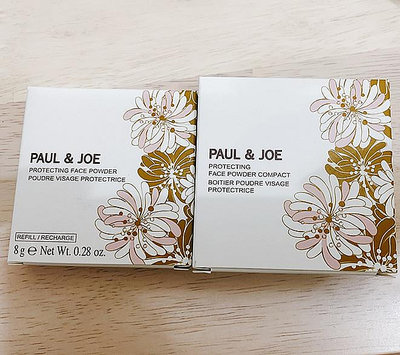 PAUL & JOE 糖瓷超抗陽蜜粉餅 SPF50+ PA++++ 01蜜粉餅蕊 01 餅盒+粉蕊+粉撲