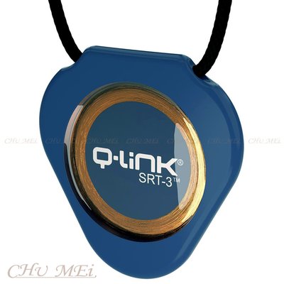 Q-Link量子共振晶體項鍊-科技藍- q-link q link qlink Q-Link QLink 項鍊