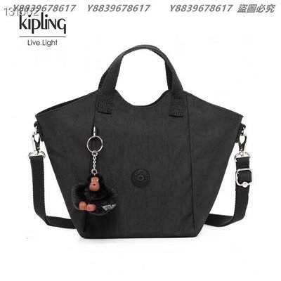 Kipling 猴子包 K17160 黑色 手提肩背斜背包 水餃包 輕量 防水 限量