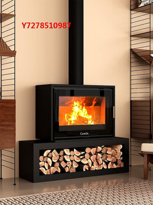 壁爐壁爐真火家用燃木取暖器現代歐式鋼板嵌入式燒柴農村民宿別墅裝飾