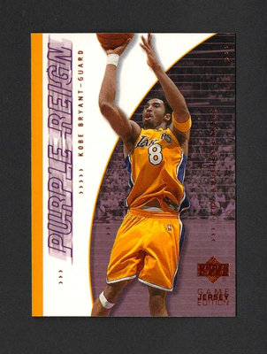 NBA ~ Kobe Bryant ~名人堂/小飛俠/黑曼巴/柯比·布萊恩 2001 UPPER DECK 籃球卡 #433