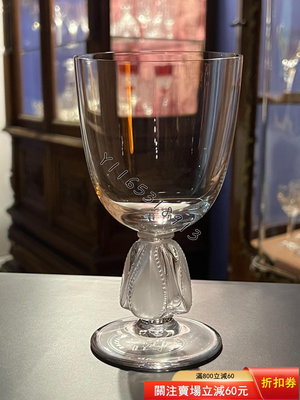 【特惠、誠購可議價】萊儷Lalique仙人掌啤酒杯，高度15.3，口徑8.5cm 家居擺件 古典 裝飾【博納齋】5577