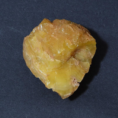 【二手】黃色蛋白石（Yellow Opal） 熒光礦物標本 原石 水晶 礦石 【聚寶軒】-2502