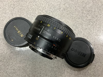 [保固一年] [高雄明豐] Nikon AF 50mm F1.8 D 大光圈 人像 定焦 便宜賣[A1628]