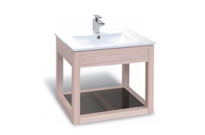 《E&amp;J網》Corins 柯林斯 SI-A-60 60公分長方型 極簡栓木  陶瓷面盆 浴櫃組 詢問另有優惠