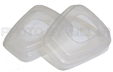 【米勒線上購物】濾蓋 適用3M 6200 6800 面具 固定濾棉於濾毒罐上 一對兩片