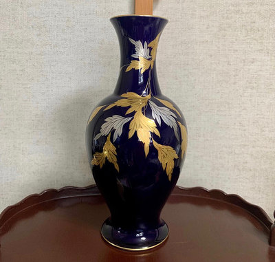 日本香蘭社 皇室御用  描金大花瓶（余2）
