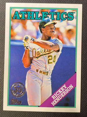 2023 Topps Series 1 - 1988 Topps Baseball #T88-60 - Rickey Henderson