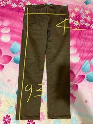 二手 ROOTS棉質長褲 尺寸如圖 售$250。