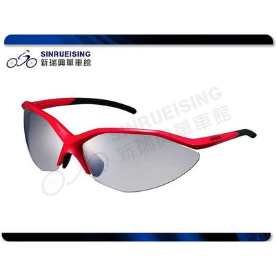 【阿伯的店】SHIMANO S52R-PH 運動太陽眼鏡 變色灰片-紅黑色 #SU1026