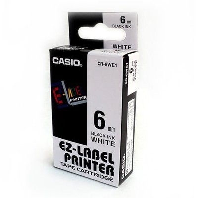 CASIO原廠標籤帶 6mm色帶(單捲價) 適用: KL-170 / KL-170plus / KL-G2TC