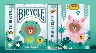 [fun magic] jungle brown bicycle playing cards 叢林布朗熊撲克牌