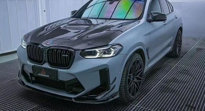 【天翊國際】BMW G02 X4M LCI AE款 抽真空 碳纖維 前下巴