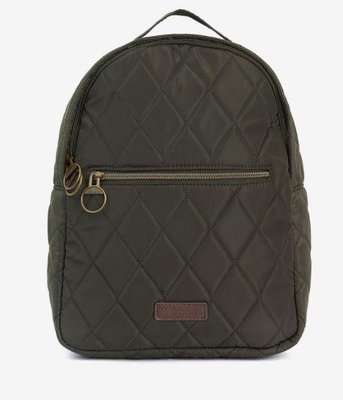 代購Barbour Women's Quilted Backpack復古低調格紋後背包