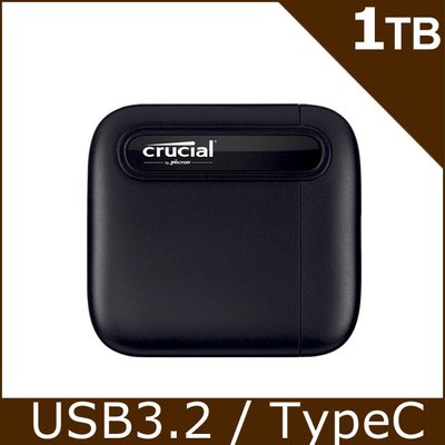 Micron 美光 Crucial X6 1TB USB3.2 Type C外接式SSD