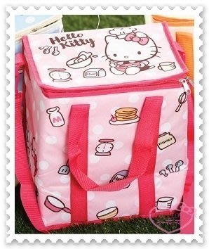 ♥小公主日本精品♥ Hello Kitty 7-11集點商品 限量立體保冷袋 戶外保冷袋 野餐袋 13公升