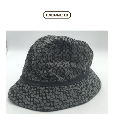 【皮老闆二店】二手真品 COACH 帽子 漁夫帽 遮陽帽 G160