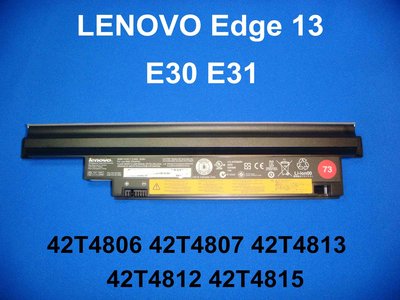 ☆TIGER☆ LENOVO Edge 13 E30 E31 42T4806 42T4807 42T4813 原廠電池