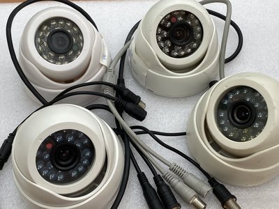 監視器 二手 良品 類比 CCTV鏡頭 半球型攝影機 F頭 隨機出貨