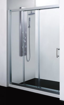 《振勝網》和成衛浴 SN2E 簡框型 連動一字三門 橫拉式 連動型淋浴拉門 淋浴門 / 6mm 強化玻璃
