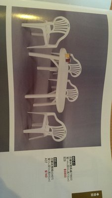 亞毅oa辦公家具oa屏風 戶外休閒桌椅 不怕水桌子椅子 塑膠椅 白色公園桌椅子 台南市新天地西門店