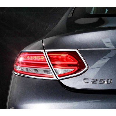 【JR佳睿精品】Benz C300 C63 Coupe 15-UP C205 鍍鉻大燈框 前燈框 電鍍 改裝 台灣製
