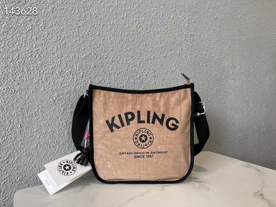 小Z代購#Kipling 猴子包 KI4133 卡其棕 簡約經典 輕便輕量肩背斜背包 隨身包 旅行 出遊  防水