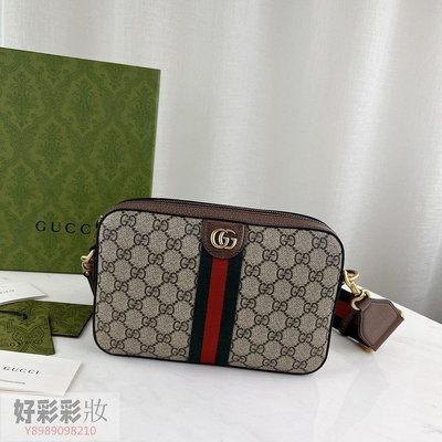 波妞的小賣鋪 古馳 Gucci Ophidia系列 雙GG 肩背包 側背包 相機包 郵差包 斜挎包 單肩包 699439·