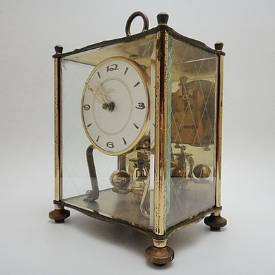 【timekeeper】60年代德國製Koma馬車燈造型400日座鐘(免運)