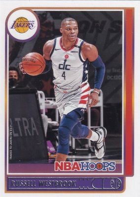 2021-22 Panini NBA Hoops #90 Russell Westbrook 洛杉磯湖人