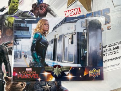 Avengers Endgame & Captain Marvel Trading Card #23 Brie Larson as Captain Marvel