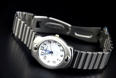 艾曼達精品~台灣品牌Glad stone紳士風防水石英錶,不鏽鋼製錶帶,日本miyota石英錶心白面