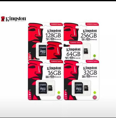 非買不可金士頓 MicroSDHC SDXC TF 16G 32G 64G 128G 100M記憶卡 SDCS2 SDCR數位相機和 Andriod裝置原廠包裝