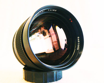 【悠悠山河】收藏級 西德製 Contax T* Carl Zeiss Planar 85mm F1.4 鏡片完美無刮傷