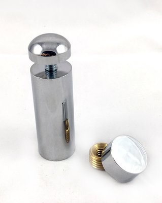 C104（20mm x 60mm) 壓克力海報夾配件/銅鏡珠/化妝螺絲/美化螺絲/廣告螺絲/銅扣