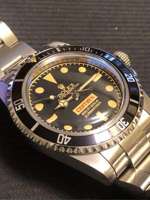 降售 二手港錶 Rolex 勞力士 港勞 機械錶  潛航者膏藥面 comex 無曆款 錶徑40mm