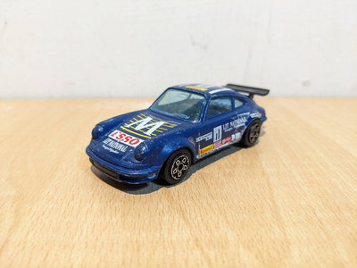 阿開王 ~ Bburago Porsche 911 1/43 比美高 保時捷 藍 義大利製